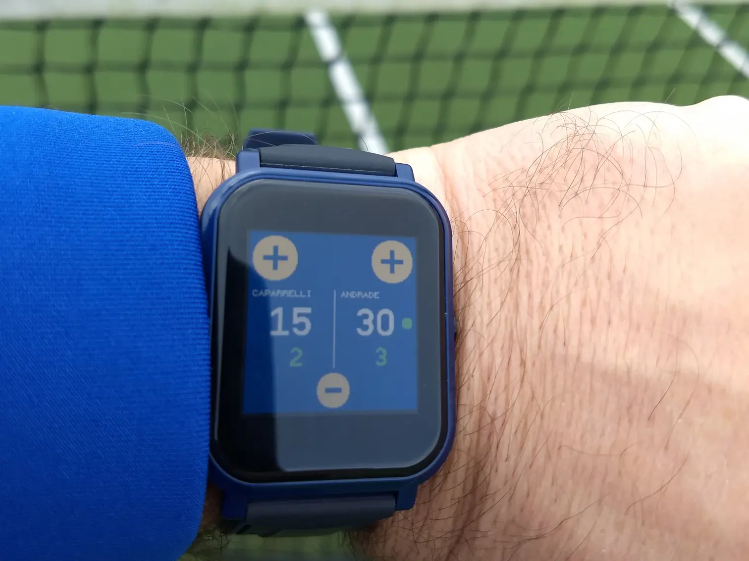 Smartchwatch match scoring