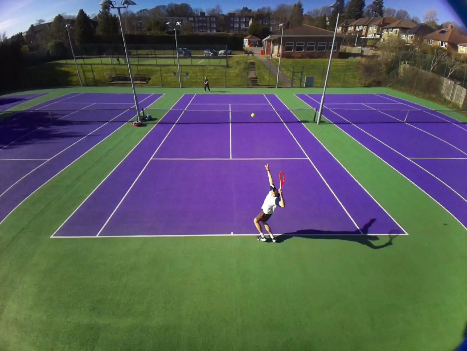 Tennis camera view